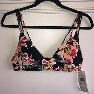 Roxy Garden Surf Triangle Bikini Top, NWT